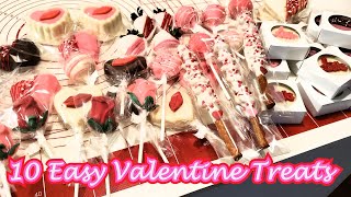 10 Easy & Adorable Valentine Treats!! | Individual Packaging! | Valentine Treats for Kids & Adults!