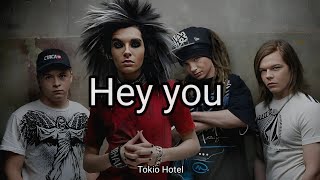 Tokio Hotel - Hey You (Lyrics)