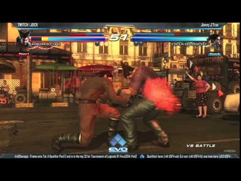 EVO2014 TTT2 SF D1 FR - TWITCH JDCR (HEI-AK) vs Jimmy J Tran (BRY-DRA)