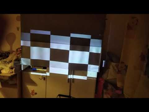 Black Crystal vs MF1 Silver Screen from XY Screens with Light