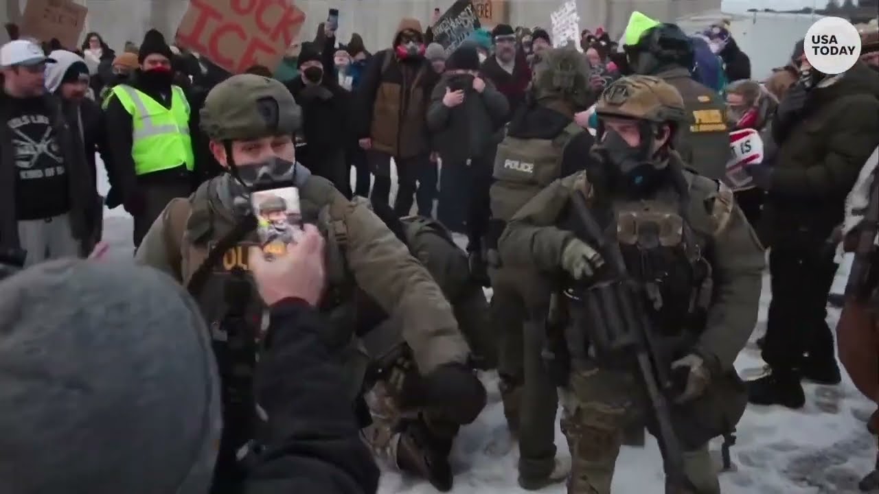 ICE shooting protest in Minnesota: Minneapolis protesters clash with authorities after woman killed