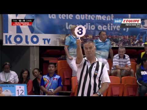 Championnat du monde petanque 2016 tir de précision intégral