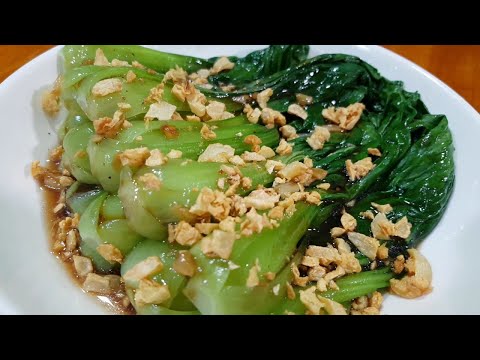 Cải thìa xào dầu hào