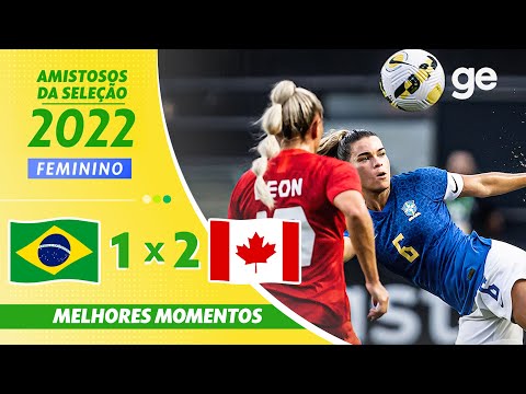 Gols e lances de Brasil x Canadá