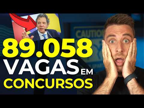 🚨 89.058 VAGAS NOS CONCURSOS FEDERAIS EM 2026 | VALE A PENA COMEÇAR AGORA? | QUAIS AS MELHORES?