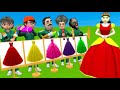 Squid Game Vs Scary Teacher 3D Squid Girl Bikini Dressing Room Long Dress Drawing 5 Times Challenge