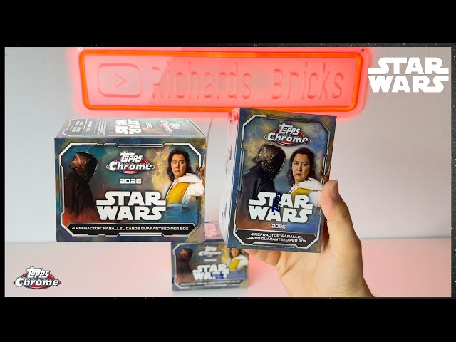 Vídeo relacionado con Topps Chrome Star Wars 2025 - Sellado de fábrica - Caja de Valor