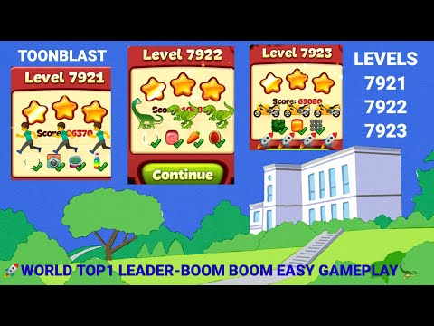 Toon Blast Level 7921|7922|7923 ✨ clear easily like this🤺