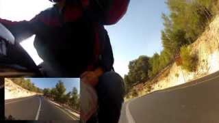 preview picture of video 'GoPro Motorcycle Trip Israel Kawasaki ER-5 - טיול אופנועים כביש 395'