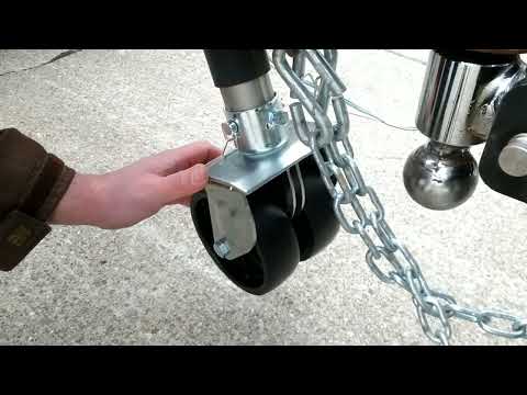 Review of Trailer Jack Wheel Replacement 2000 lbs, 6" Trailer Jack Foot Wheel
