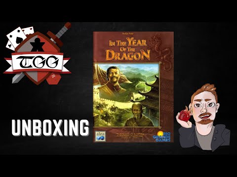 In the Year of the Dragon Board Game Unboxing
