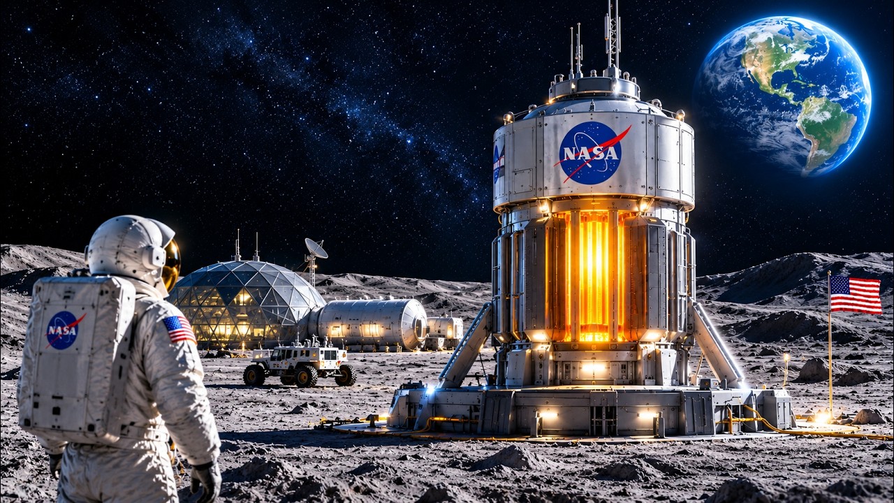 Antes de lo pensado. Un reactor nuclear en la Luna: el próximo gran paso de la NASA!