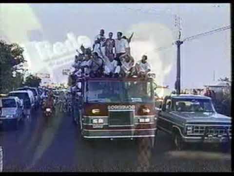 BOTAFOGO-SP 5X1 DESPORTIVA-ES - Campeonato Brasileiro Série B 1998 - Comemoração -  TV Thathi e EPTV