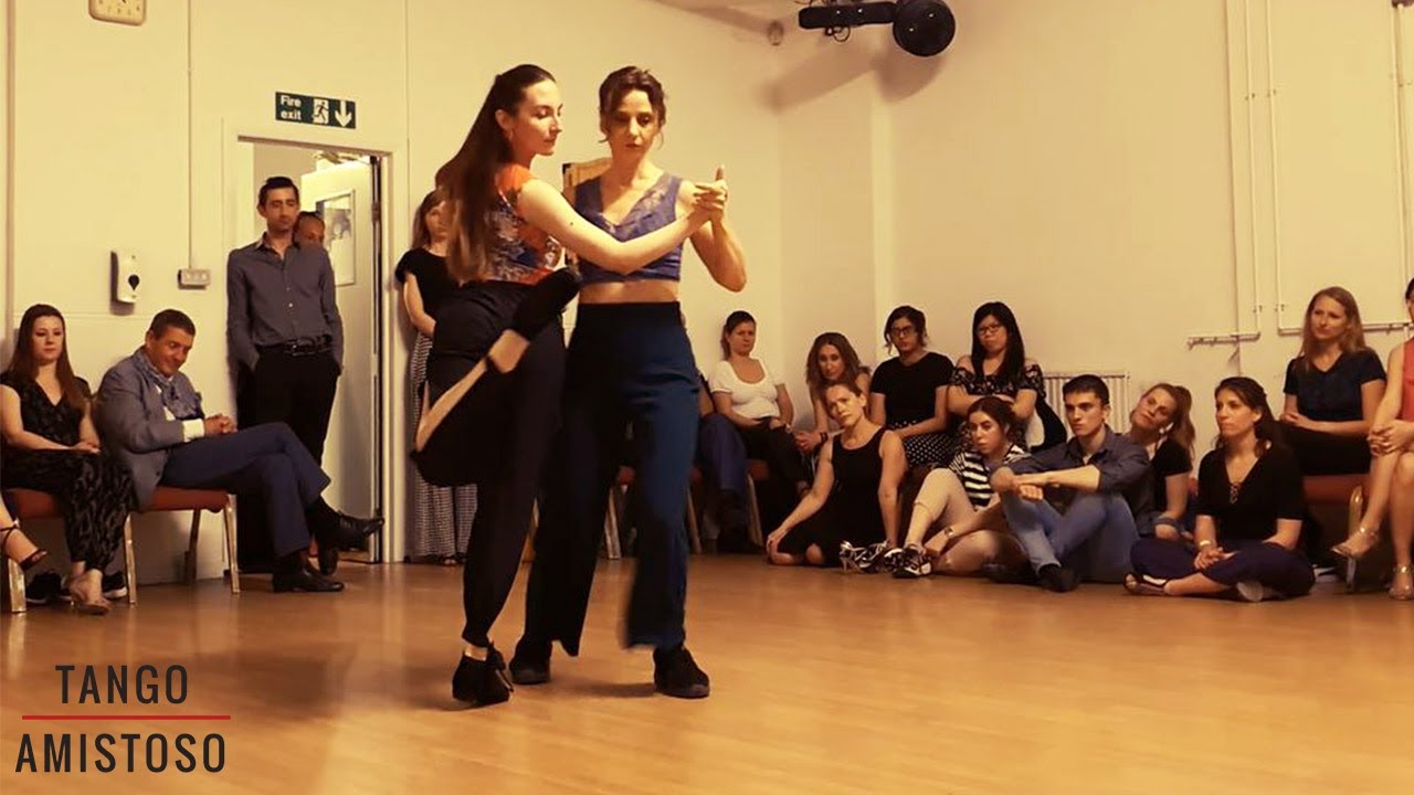 Veronica Toumanova and Silvia Bivolaru at Tango Amistoso London - Y Suma Y Sigue - D'Arienzo (2/3)