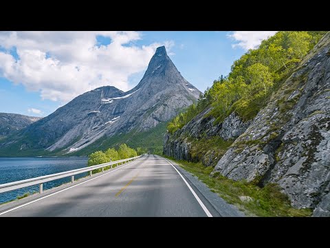 Norway Scenic Drive 4K | Kjøpsvik - Stetind - Kjerringstraumen Bridges