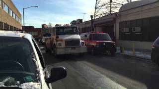 preview picture of video 'RARE CATCH OF A LARGE FDNY TOW TRUCK CRUISING BY IN THE SUNNYSIDE AREA OF QUEENS IN NEW YORK CITY.'