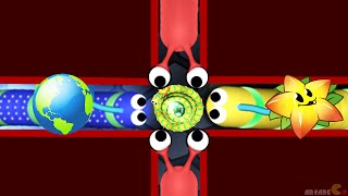 Slither.io PvZ 2 Star Fruit Vs Earth Secret Skins Trolling Longest Snake! (Slitherio /Best Moments)