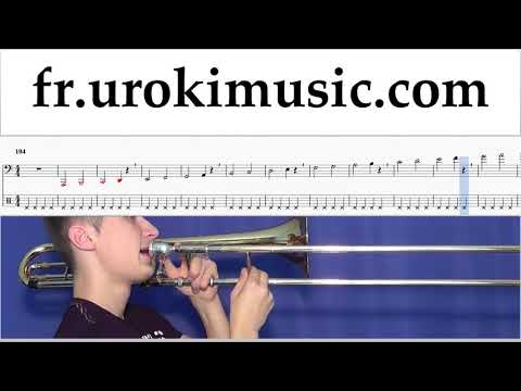 Cours de Trombone Shakira - Me Enamoré Tuto Partitions Partie#1 um-i829