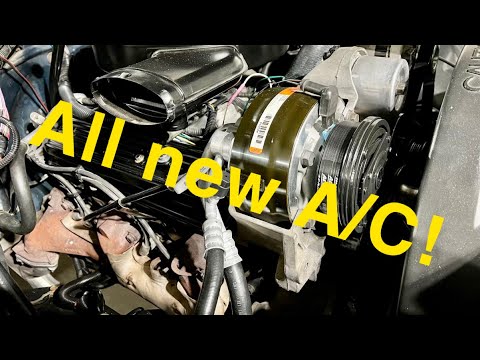 1988-1995 Chevy truck A/C replacement and R134a retrofit
