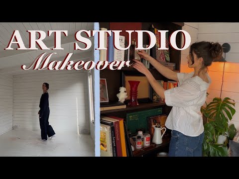 Art studio makeover | Starting from scratch!