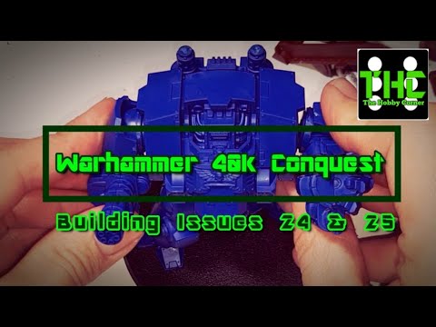 Building the Redemptor Dreadnought ETB Kit Warhammer 40k Conquest Issues 24 & 25