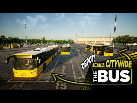 The Bus 2021 Gameplay - Depot to City! &Refuelling! | Thrustmaster T300RS