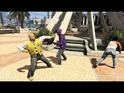 Latin king member beats up grape & Bricksquad 69th member +KICKS DOG!