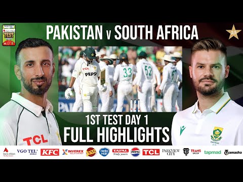 Full Highlights | Pakistan vs South Africa Test Series 2025 | 1st Test Day 1 | PCB | M2R1U