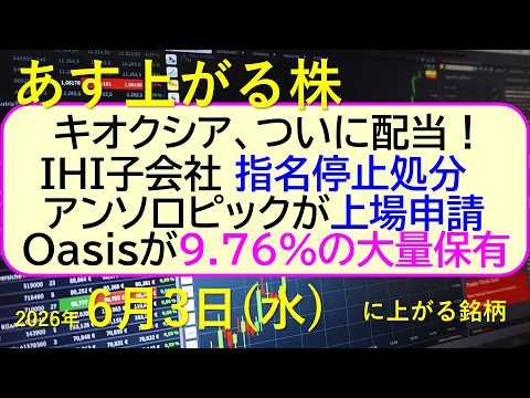 注目の株情報!キオクシアとIHIの動向