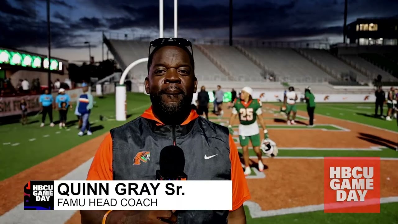 FAMU Coach Quinn Gray Orange & Green Game Postgame - 4K  | HBCUGameDay.com