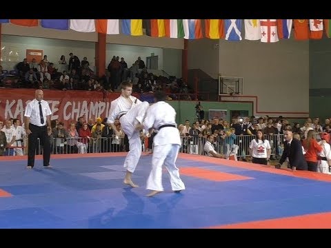 Knockout - 1st WKB EC - 1/2 -90 kg Drozd Aleksandr (Russia, aka) - Laurentiu Dima Nicu (Spain)