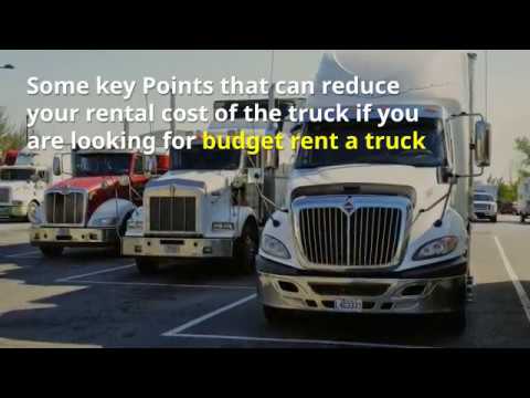 Budget Truck Rental In Dubai - Trukkin