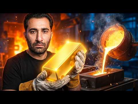 Making a PERFECT 10 Kilogram Gold Bar
