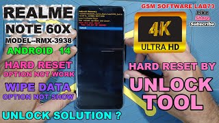 Realme Note 60X Hard Reset Not Work | Realme Note 60X Wipe Data Option Not Show by Unlock Tool
