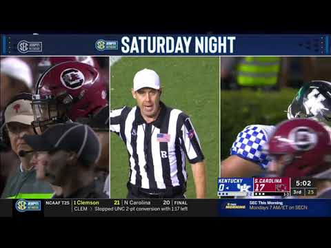 South Carolina Defense vs Kentucky 2019