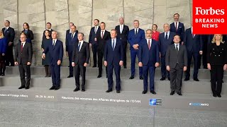 Antony Blinken Takes Family Photo At NATO Summit I