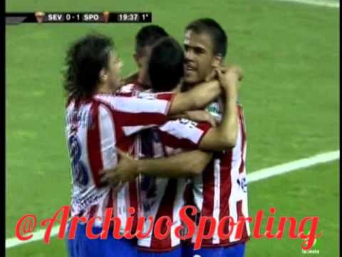 Hat trick de Mate Bilic al Sevilla (2008/09)