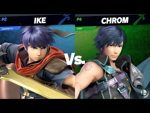 Lawwwrry (Ike, Inkling, Palutena) vs IYHY (Chrom, Marth, Sheik) - Friendlies