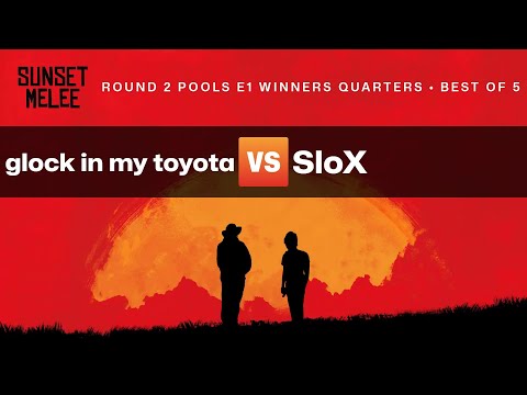 Sunset Melee Round 2 Pools E1 Winners Quarters — glock in my toyota vs SloX — Super Smash Bros Melee