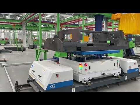 🚛🤖 Automated RGV Loading + Robotic Welding – For Aerial Work Platform Chassis