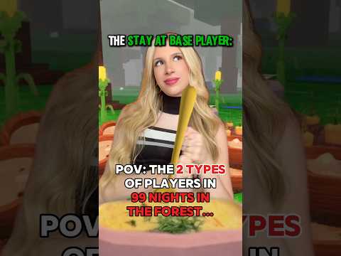 The 2 “TYPES OF PLAYERS” in 99 NIGHTS IN THE FOREST on ROBLOX! 🌳🦌🦉
