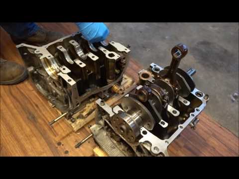 Installing a Subaru crankshaft