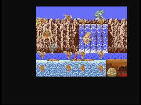 Rygar Amiga AGA Levels and Sprite test