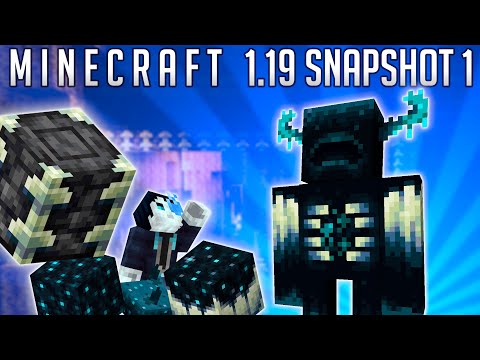 Minecraft Snapshot 1.19 - Le Warden est là ! Bloc Wither Proof ?!