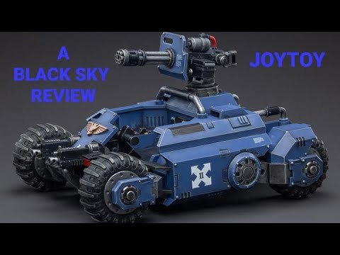 Joytoy Warhammer 40k Ultramarines Primaris Invader ATV 1:18 Scale Vehicle Review.