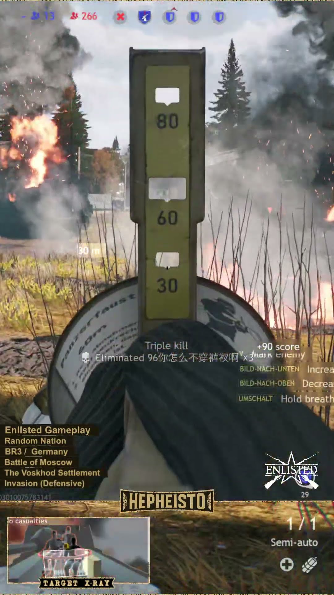 Anti Tank Gunner eliminates Tank KV-1 (L-11) with Panzerfaust 60