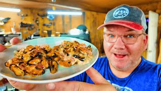 Traditional vs Creamy Mussels Bake