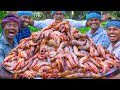 BUTTER GARLIC PRAWNS Shrimp Roast With Butter Spicy Prawn Recipe Cooking In Village