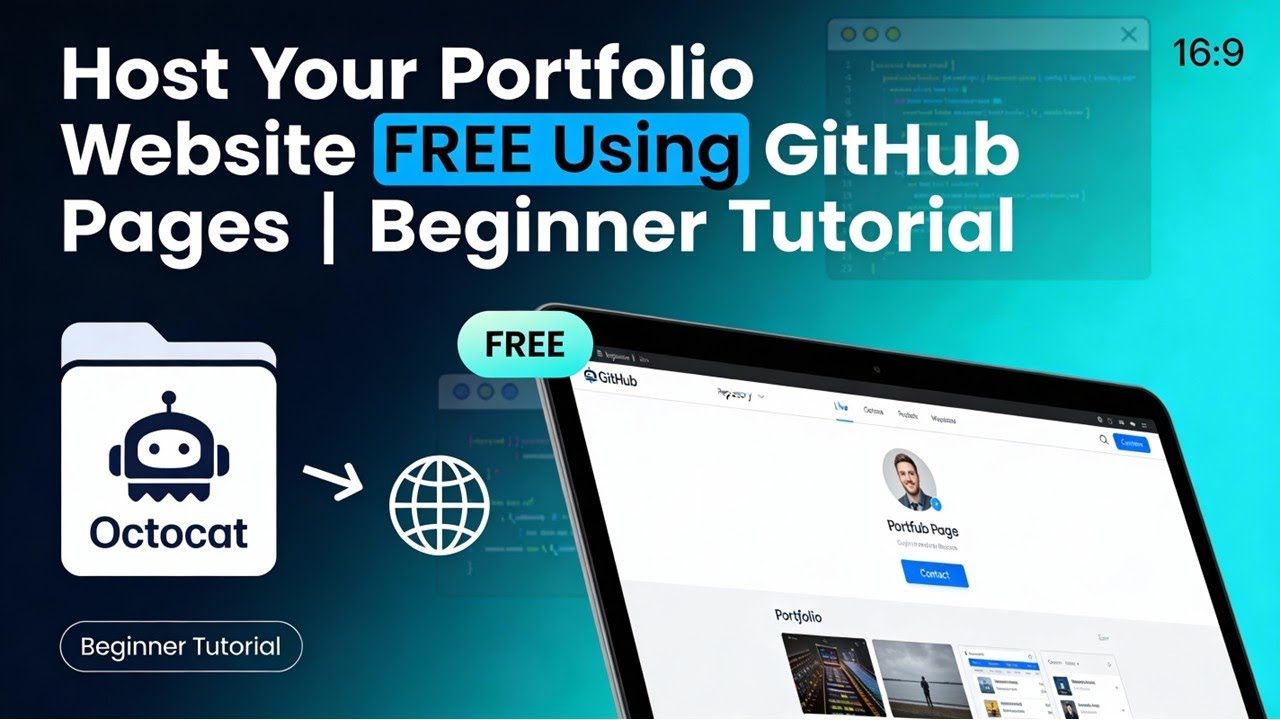 Deploy Your Portfolio Website FREE on GitHub Pages | No Hosting Cost