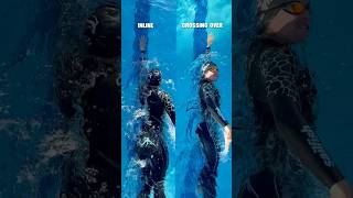 Spot the difference 👀 #swimming #swimmer #swim #pool